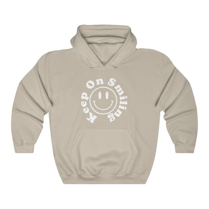 Keep on Smiling Classic Retro Smiley Face Hoodie