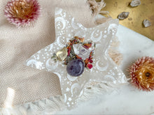 "Celestial Bodies" Star-Shaped Selenite Offering Bowl Jewelry Trinket Dish