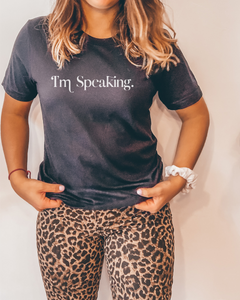 Kamala Harris "I'm Speaking" Quote Unisex Jersey Short Sleeve Tee