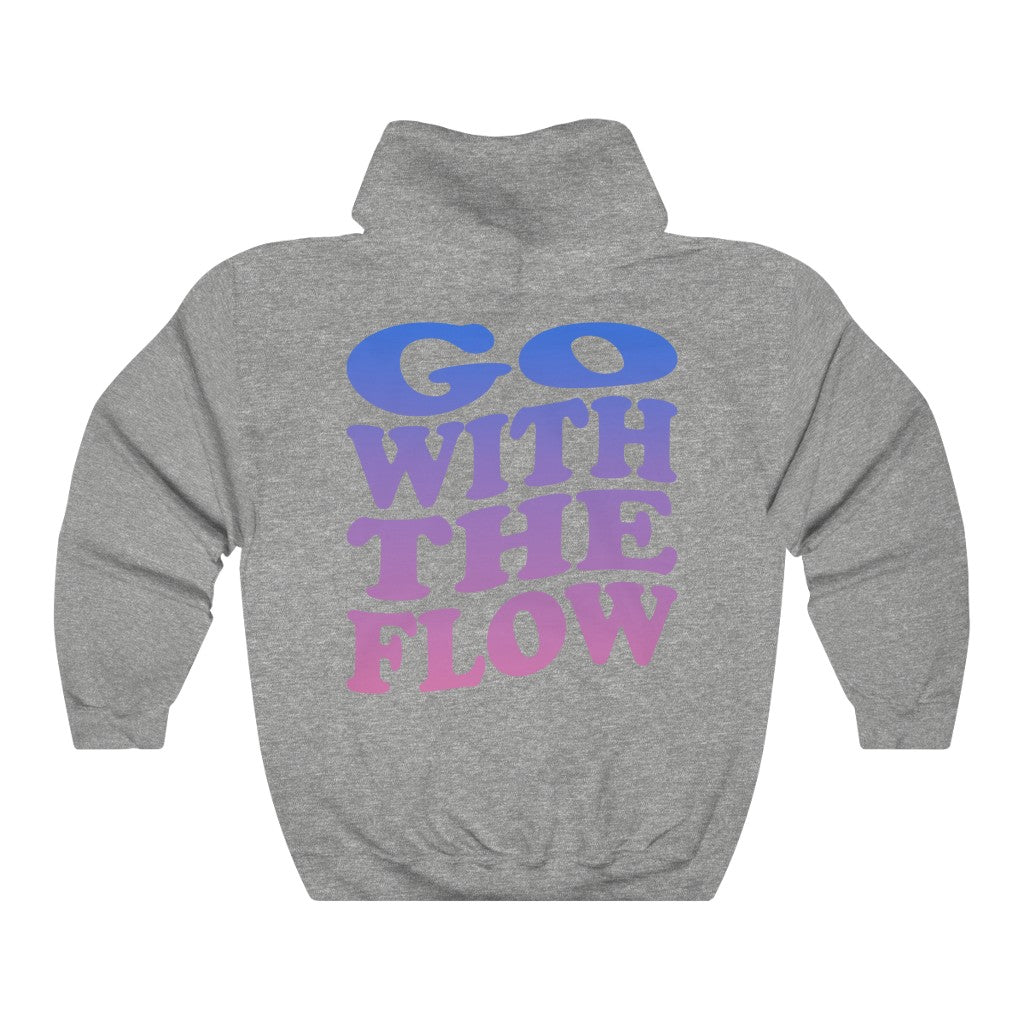 Go with the Flow Hooded Sweatshirt Hoodie – Fractalista Designs