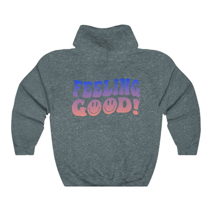 Feeling Good Hooded Sweatshirt Hoodie - Fractalista Designs