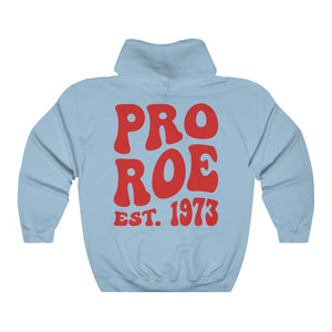 Pro Roe Reproductive Rights Oversized Hoodie, Pro Choice hooded sweatshirt, Roe vs Wade hoodie, My Body My Choice words on back hoodie