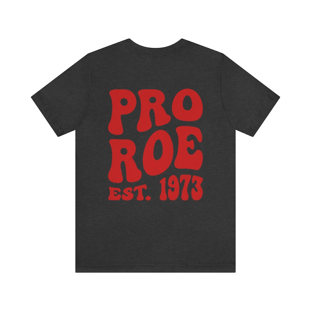 Copy of Pro Roe 1973, Pro Choice Shirt, Protect Roe vs Wade, My Body My Choice Shirt, Activist Shirt, reproductive rights tshirt, Protest Tee - Fractalista Designs