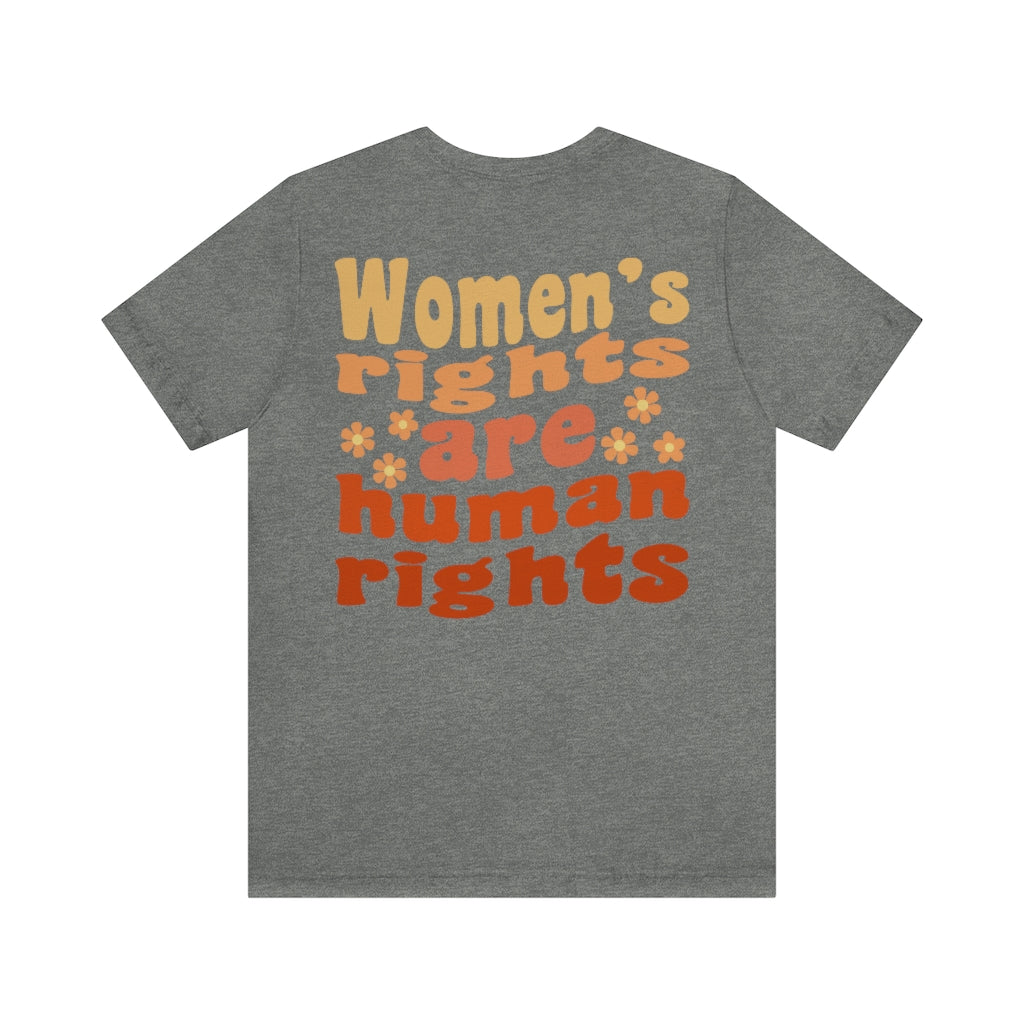 Women's Rights are Reproductive Rights Pro Choice Shirt, WORDS ON BACK Protect Roe vs Wade, My Body My Choice Shirt, Activist Shirt, Oversized Protest Tee