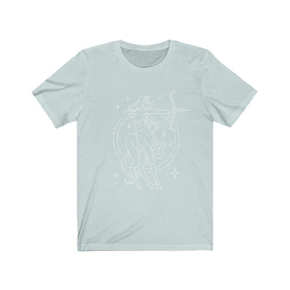 Sagittarius Centaur Zodiac Astrology Goddess "Aspire" Unisex Jersey Short Sleeve Tee - Fractalista Designs