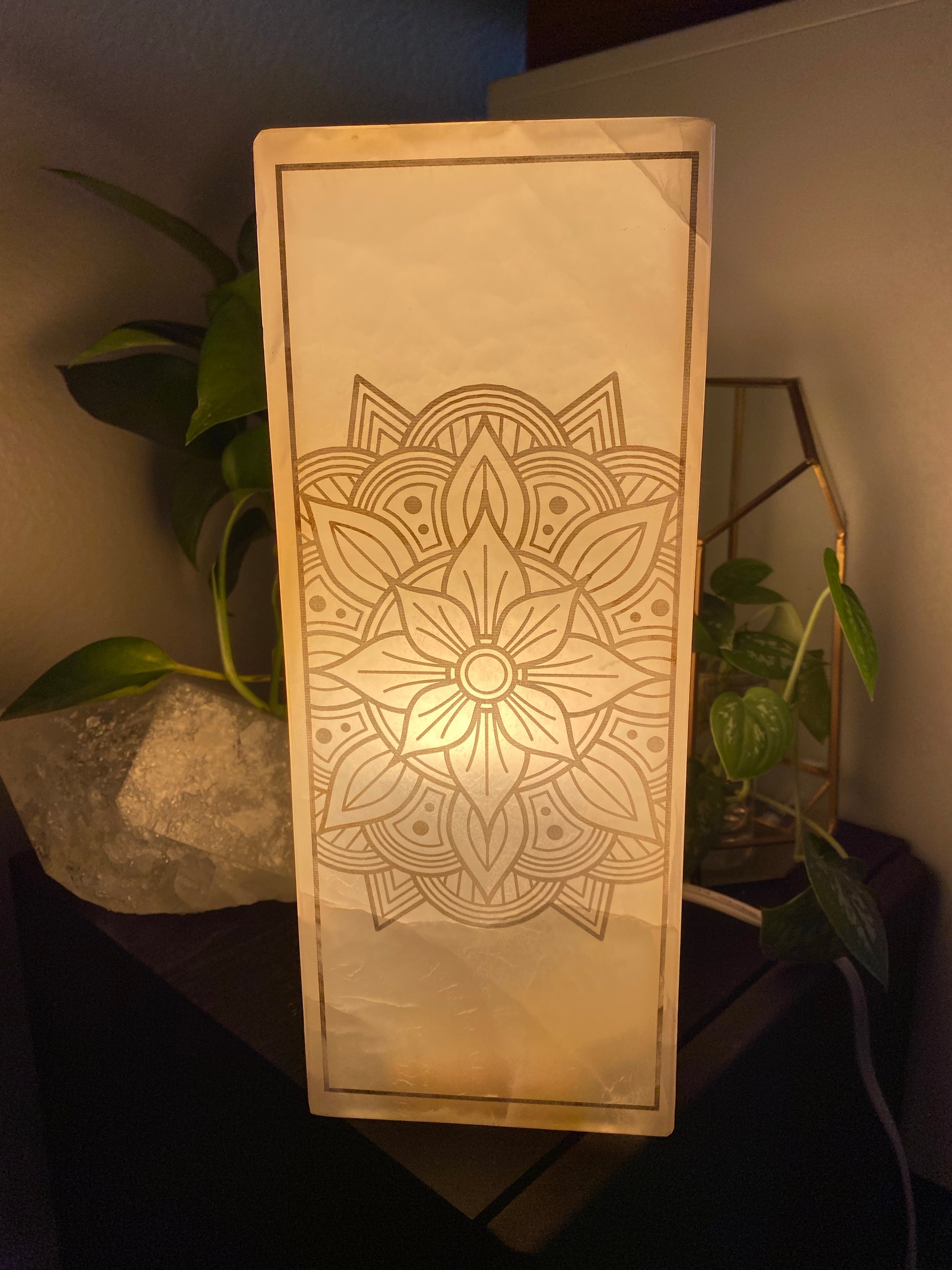 *Add-On Upgrade* 4-Side of Etching Onyx Lamp - Fractalista Designs