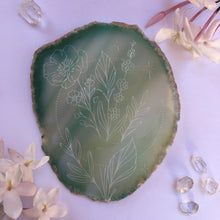 “Moon Blooms” Anemone Flower Agate Slices - Flower Essence Collection