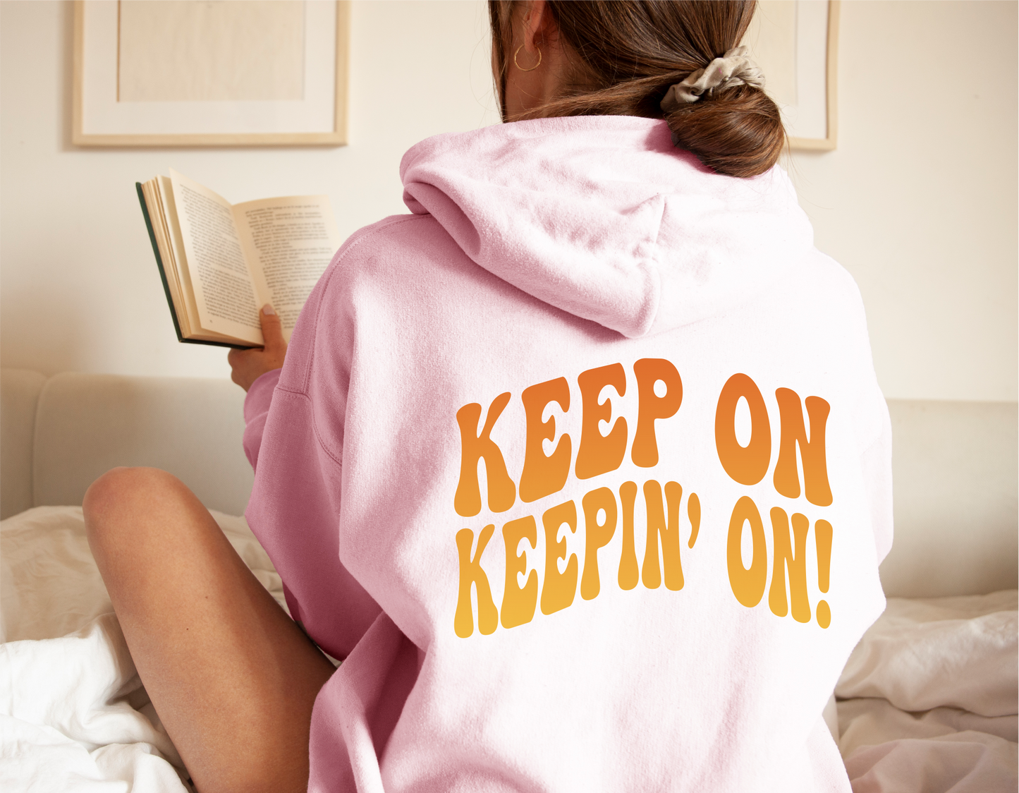 Keep on Keepin' On Smiley Face Hoodie