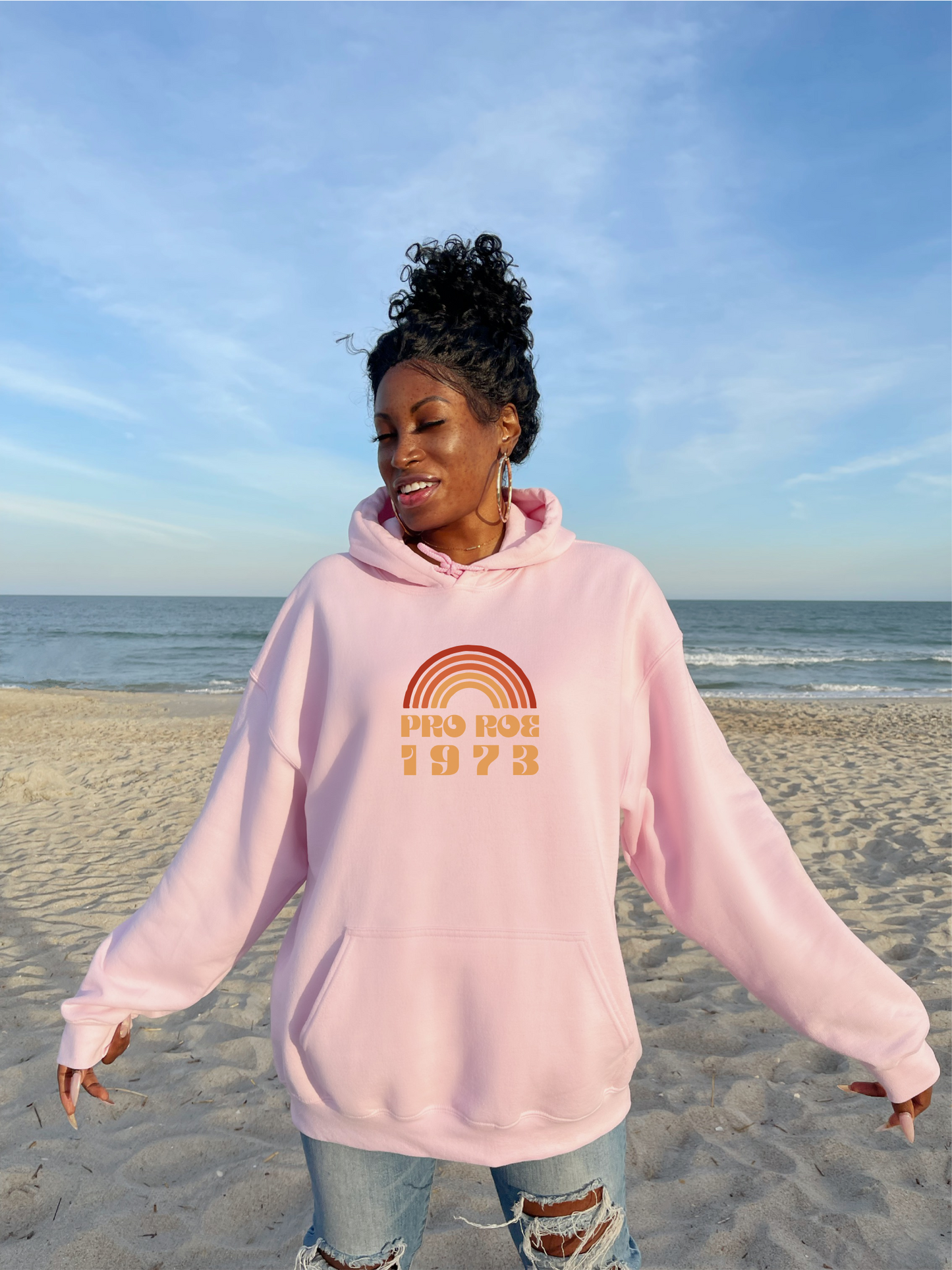 Pro Roe 1973 Reproductive Rights Hoodie