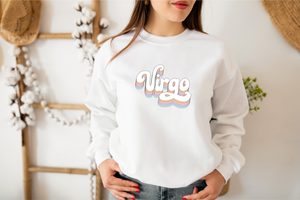 Virgo Astrology Oversized sweatshirt, Virgo Birthday present, Gift for Virgo , Sun Sign Zodiac Horoscope trendy aesthetic tiktok vsco retro